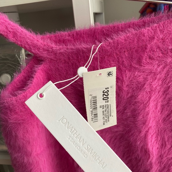 Jonathan Simkhai Pink Fuzzy Mini Skirt 🎀 - Picture 7 of 7